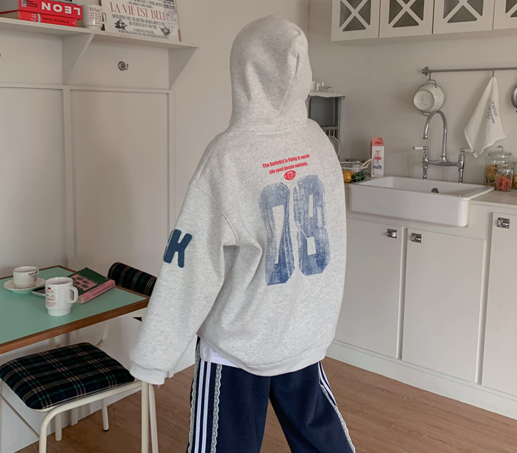 [Unisex] 08 Nayeom Raised Fleece Hoodie