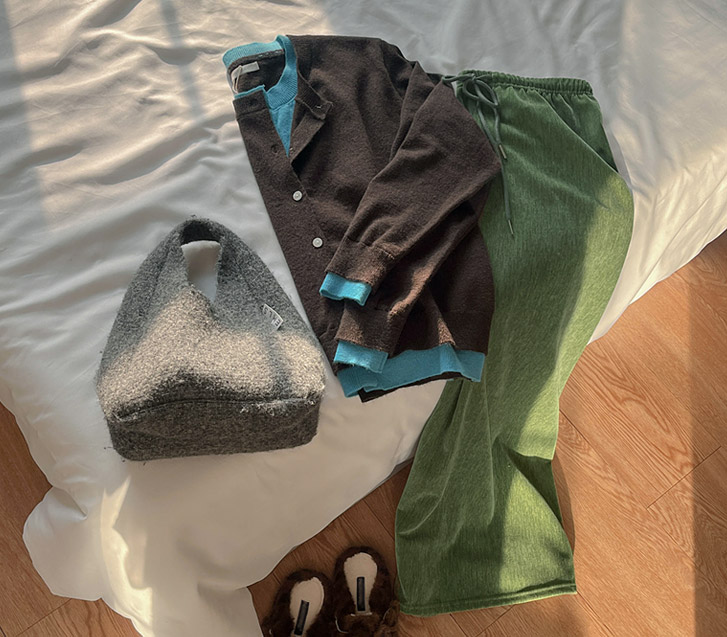 Velour Maxi Banding Rong Skirt