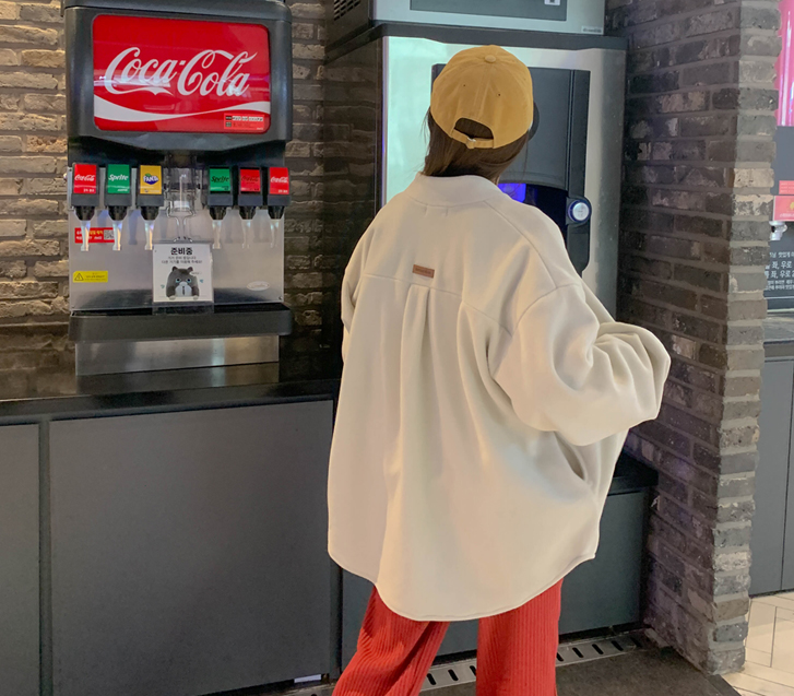 Remember Patch Snap Fleece Shirt