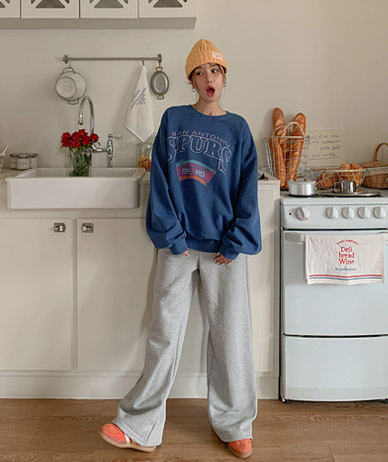 [Unisex] Spurs Nayeom Pigment Overfit Sweatshirt