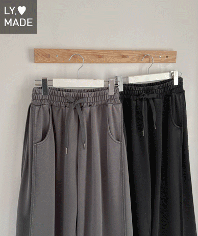 Salt Snow Washing Pintuck Churi Wide Training Pants