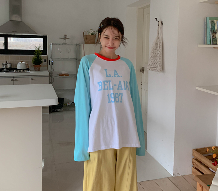 1987 color combination nagrang Long-sleeve T-shirt