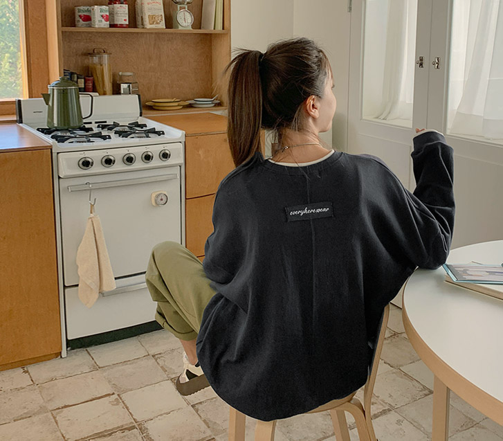 Layered Labels Sweatshirt