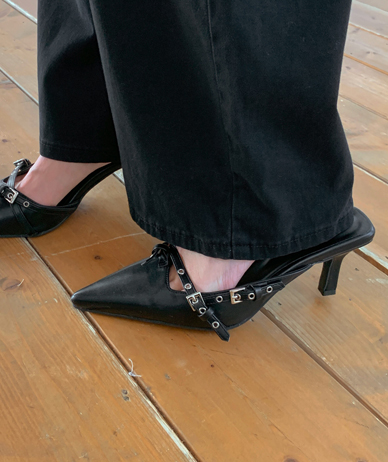 Ioffe stiletto mule heel