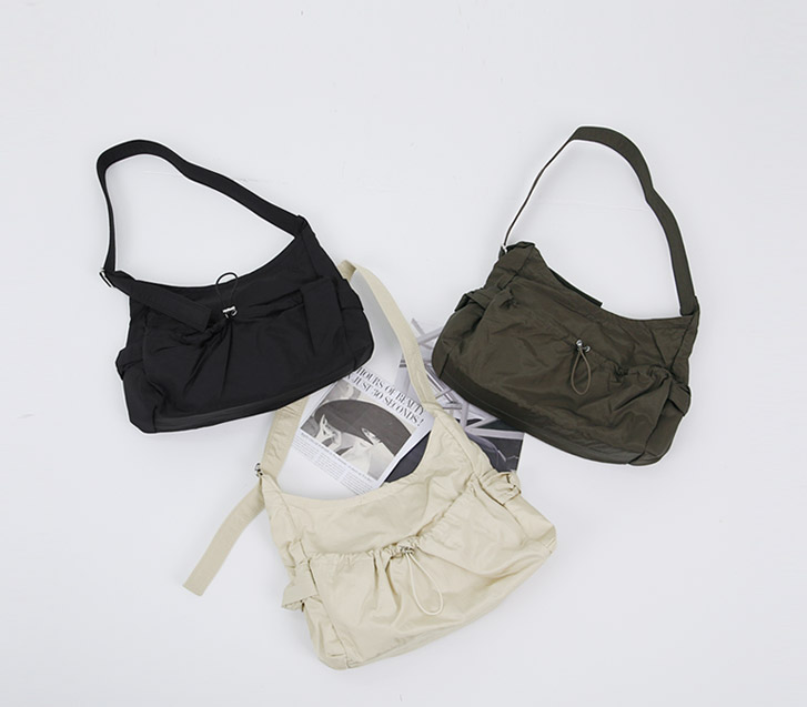Titi string nylon shoulder bag