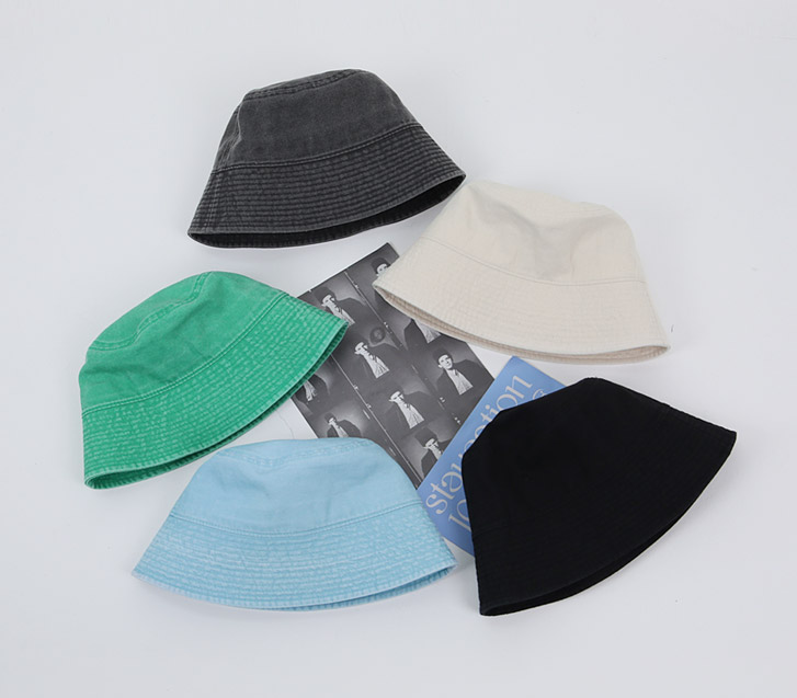 Cotton Pigment Deep Bucket Hat