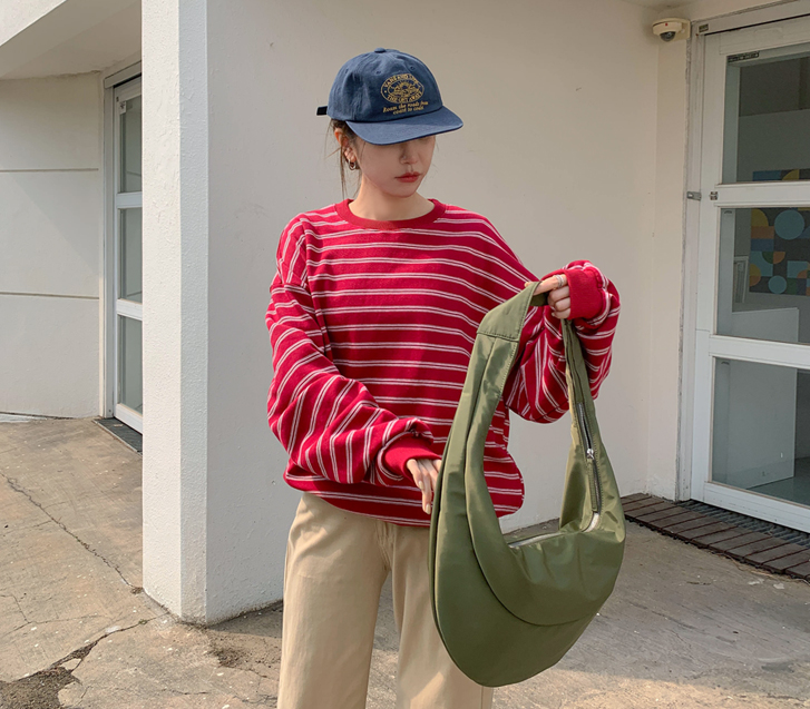 [Unisex] School Singlet Boxy Sweatshirt