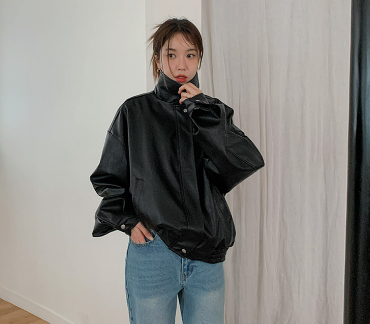 Biring Matte Leather Jacket