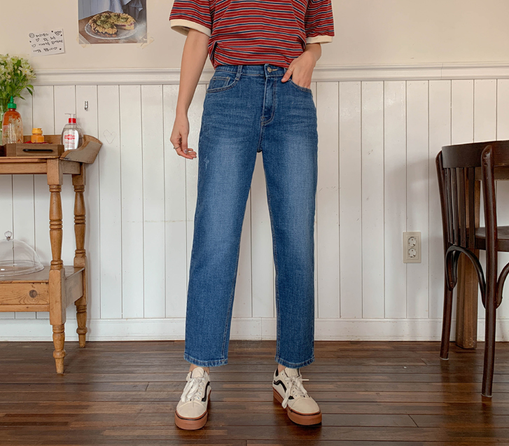 O'Con Denim Banding Baggy Pants