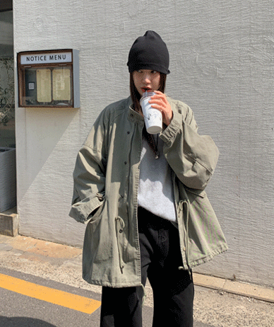 [Unisex] Core Pigment String Harp Field Jacket