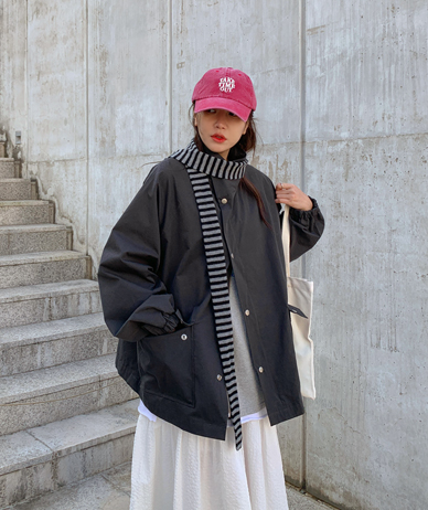 Puffer pocket field jacket