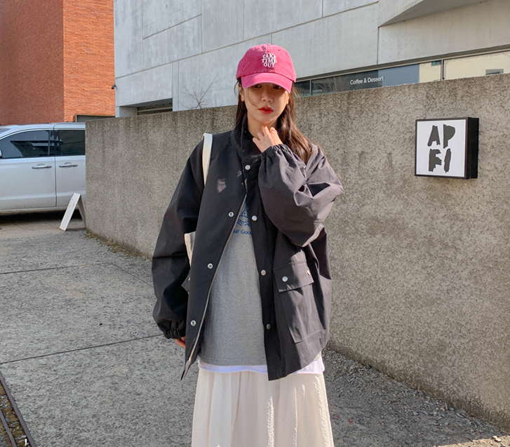 Puffer pocket field jacket