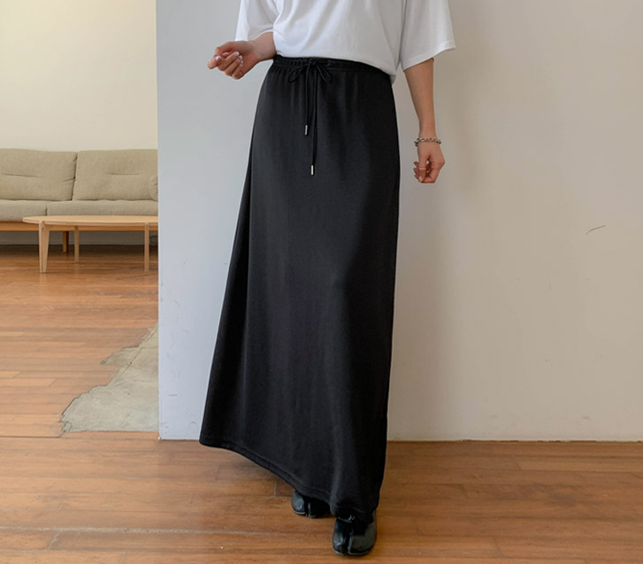 Pound Maxi Long Skirt