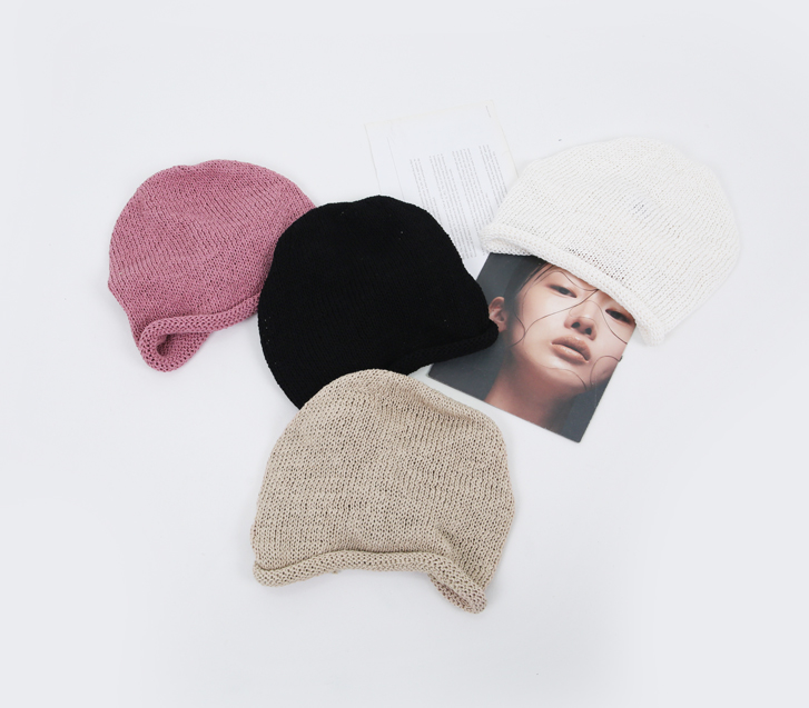 Peko Shirred Knit Beanie