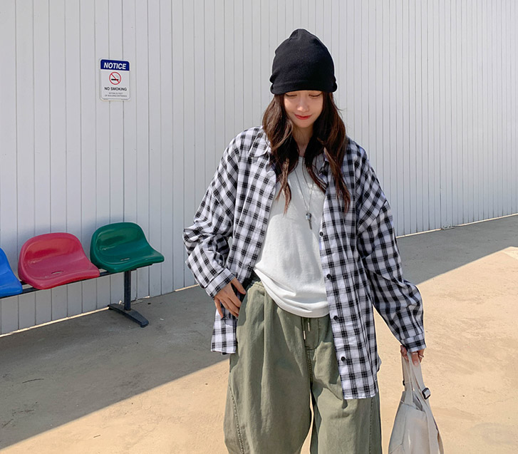 Sweet Check Overfit Shirt Shirt
