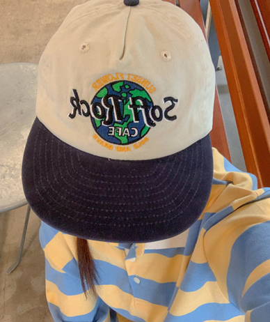 Soft embroidered color combination ball cap