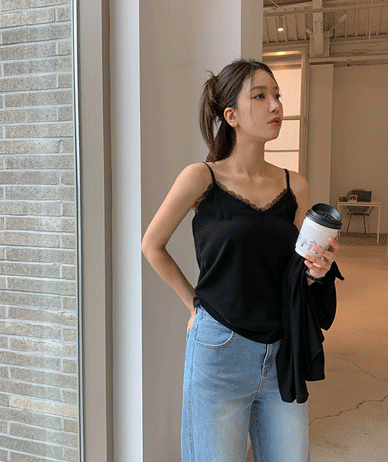 Lulu Race Sleeveless Shirts Cardigan Set