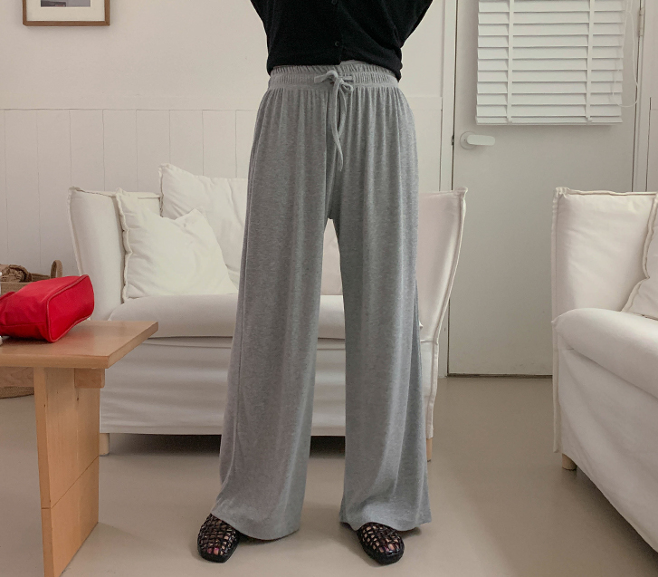 Curz Corrugated Banding Wide Pants