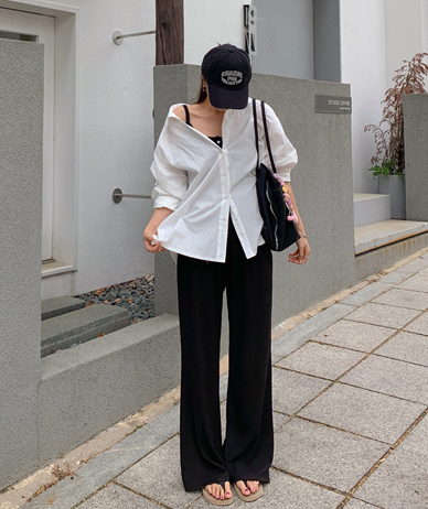 clean uncut Long-sleeve Shirt Shirt