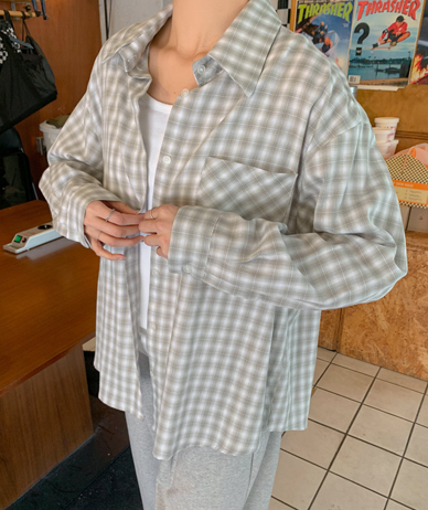 Tom Boxy Check Shirt