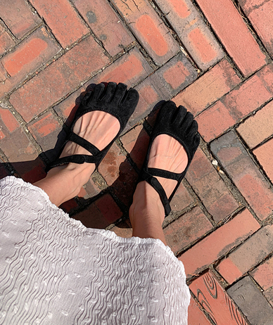 Suede Mary Jane shoes