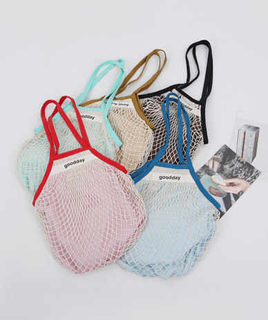 Sayton Color Mesh Bag