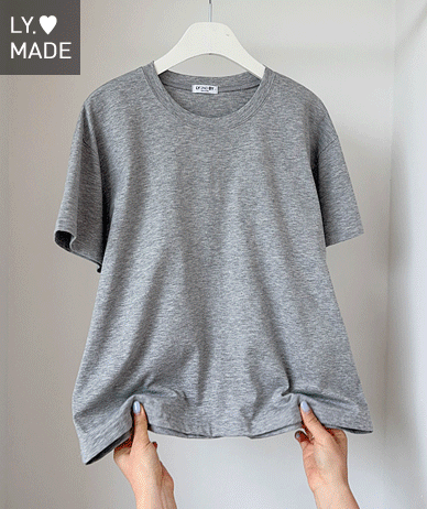 Delite Basic Span Round neck Short Sleeves T-shirt