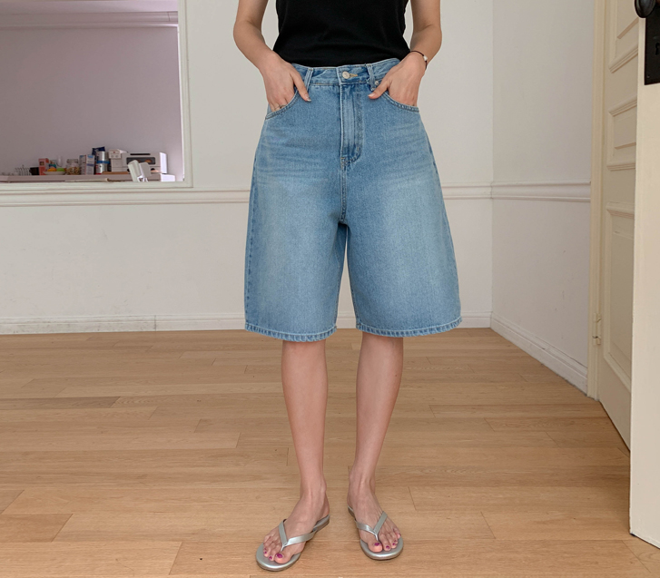 Mile Bermuda Denim Shorts
