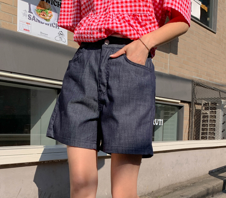 Wacker Non-Fade Denim Banding Shorts