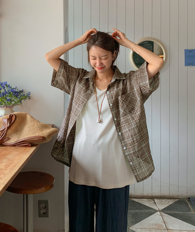 Nine Check Short-sleeve Shirt