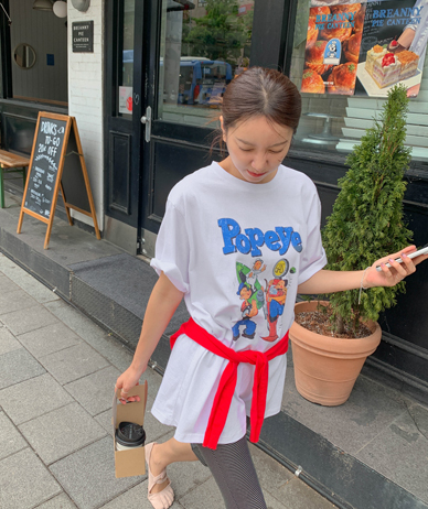 Olive printed short-sleeve T-shirt