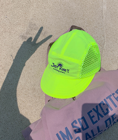 Just Run Nylon Running Mash Cap