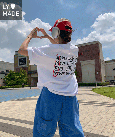 [Unisex] AMEN Lettering Overfit Short Sleeves T-shirt