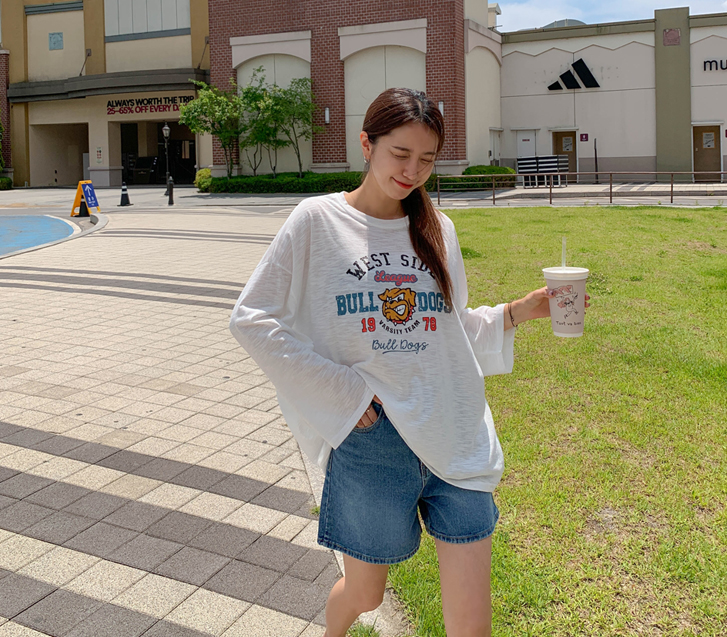 West Crack Lettering T-shirt