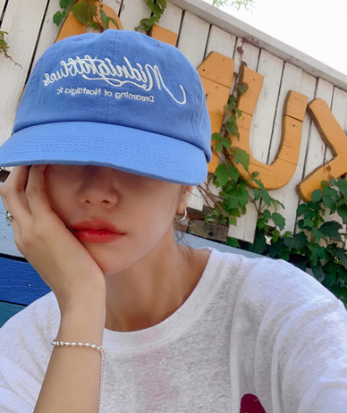 Midnight Lettering Ball Cap