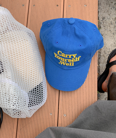 Carrie Lettering Embroidered Cap