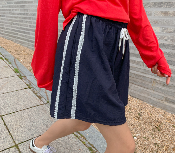 Mits Race Nylon Banding Shorts