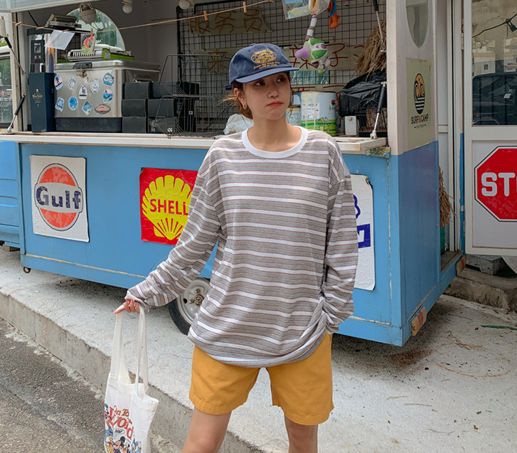 Child Stripe Summer Long Sleeve Tee