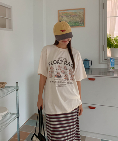 Baby Duck Print Short-sleeve T-shirt