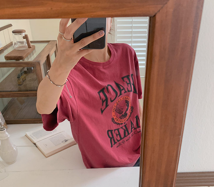 [Unisex] Piece Pigment Short Sleeves T-shirt
