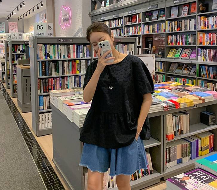 Baby Punching Balloon Freel Short-sleeve Blouse