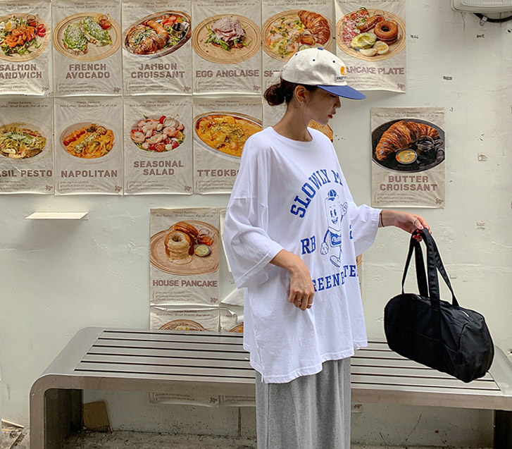 [Unisex] Melt Print Overfit Short Sleeves T-shirt