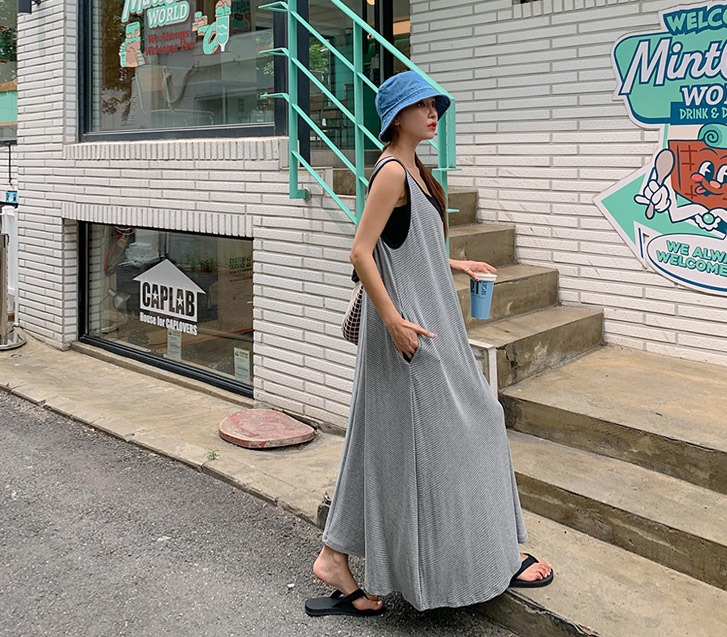 Wish Dangara Sleeveless shirts Long one piece
