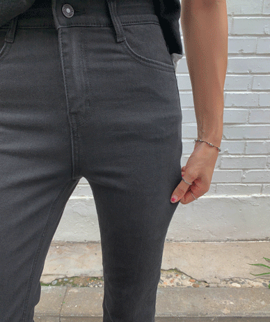 Zeron Denim Banding Bootcut Pants