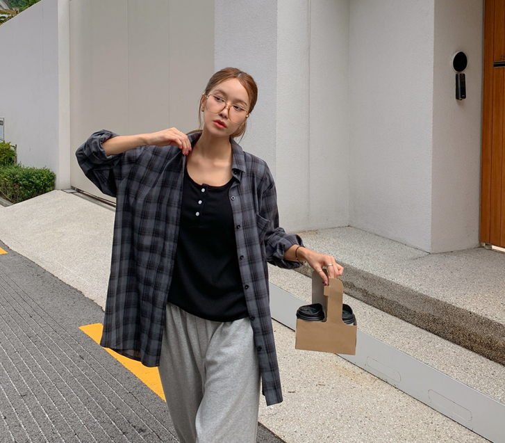 Lulu Grid Check Shirt