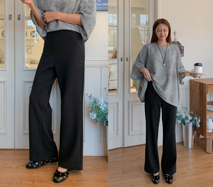 High Banding Boot Cut Leggings