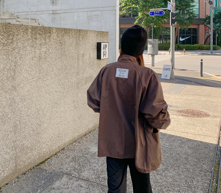 Maison Patch Labels Harp field jacket
