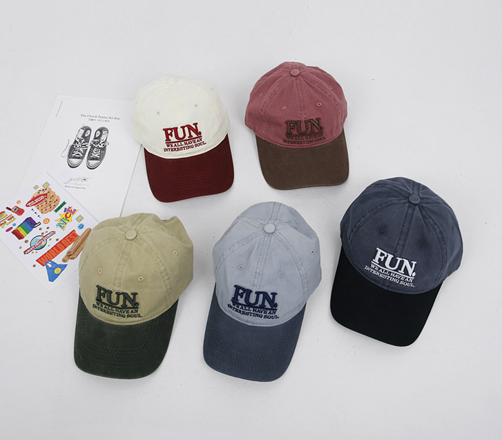 FUN color combination Washing ball cap