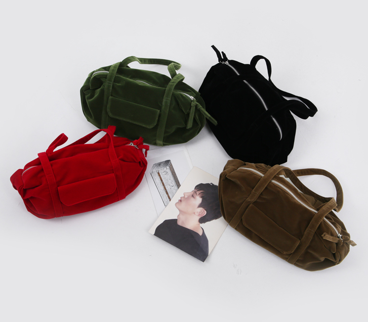 Haute Velvet Cargo Shoulder Bag
