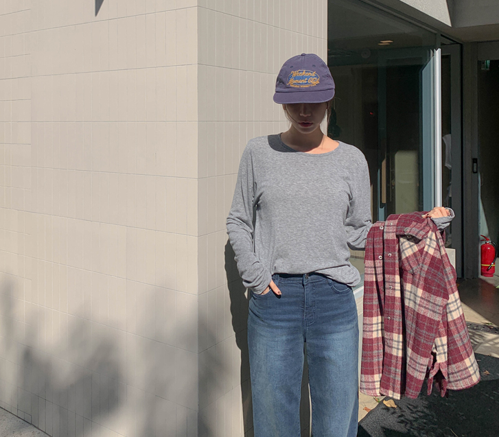 Mode Tencel Wool Long-sleeve T-shirt